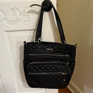 MZ Wallace Black Crosby Magazine Tote